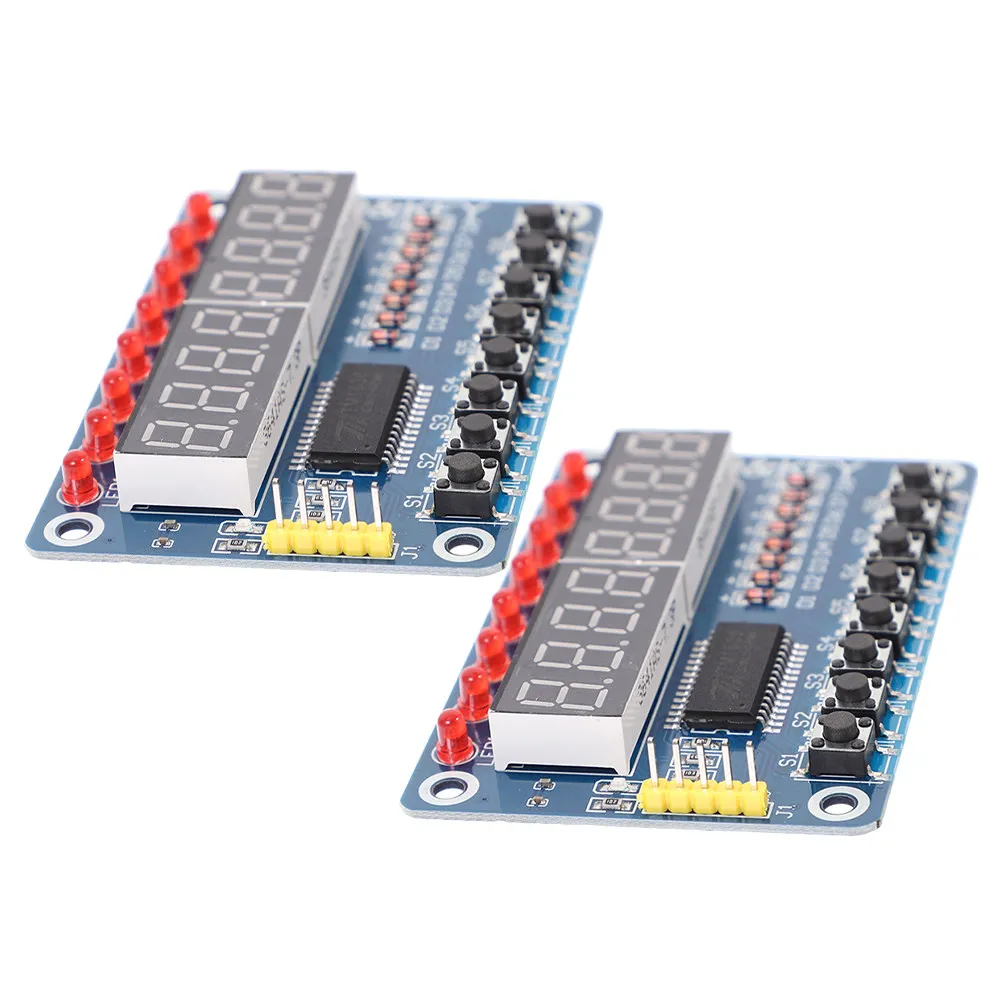 2Pcs Microcontroller Display Keys LED Digital Tube High Reliability Display Module for Repair and DIY Projects
2Pcs Microcontroller Display Keys LED Digital Tube High Reliability Display Module for Repair and DIY Projects