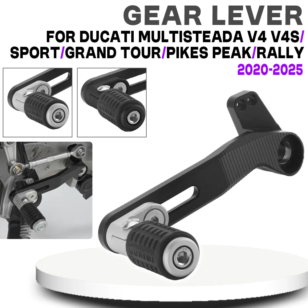 For Ducati Multistrada V4 S Sport V4S Grand Tour V4 Pikes Peak V4 Rally Motorcycle CNC Adjustable Shifter Pedal Gear Shift Lever
For Ducati Multistrada V4 S Sport V4S Grand Tour V4 Pikes Peak V4 Rally Motorcycle CNC Adjustable Shifter Pedal Gear Shift Lever
