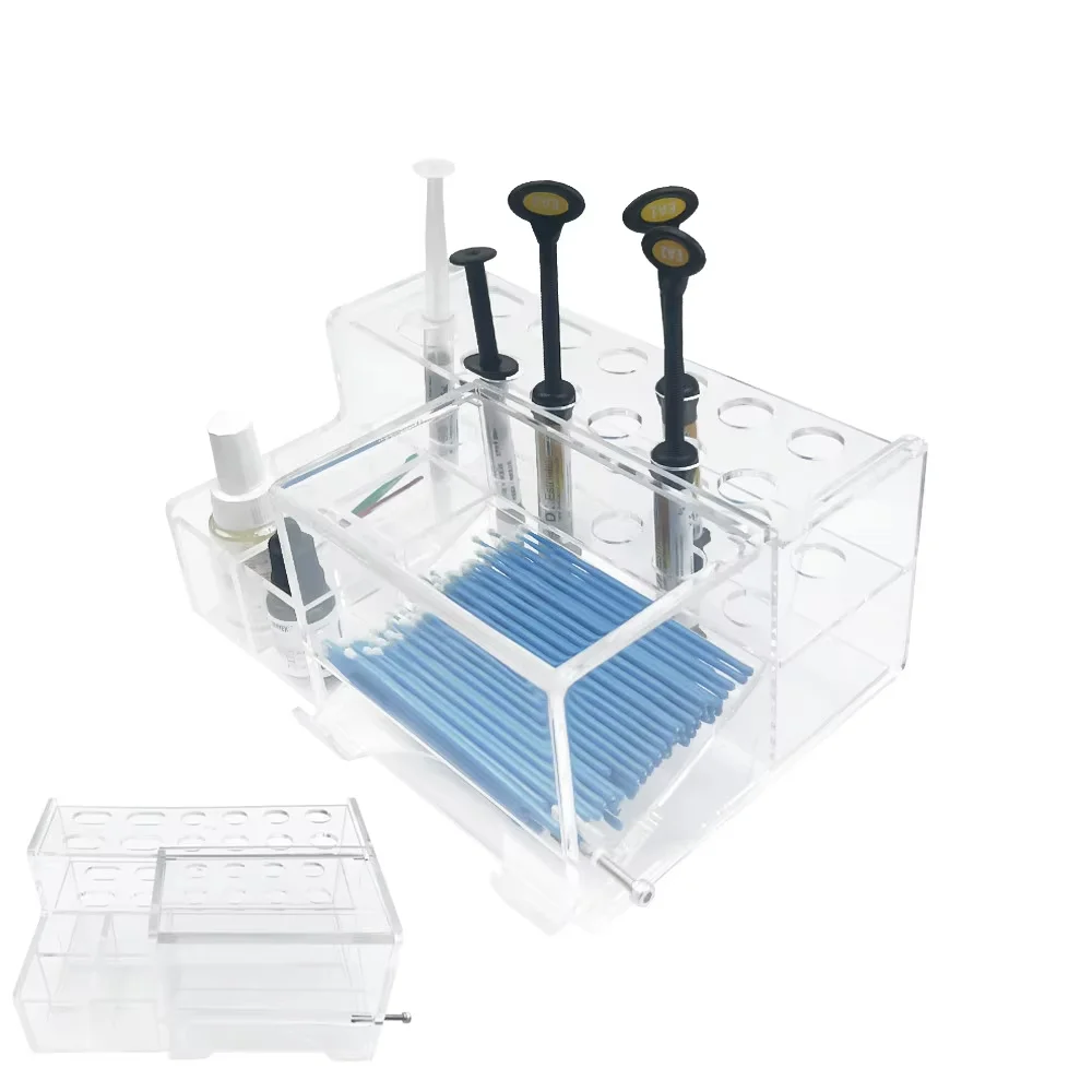 Dental Resin Shelf Adhesive Holder For Syringe Applicator Dispenser Placement Rack Dentistry Storage Box Case Acrylic Organizer
Dental Resin Shelf Adhesive Holder For Syringe Applicator Dispenser Placement Rack Dentistry Storage Box Case Acrylic Organizer