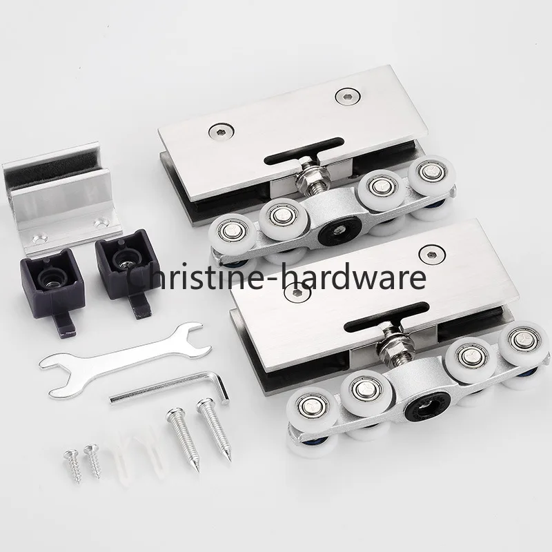 1 Set Glass Door Hanging Wheel Pulley Bathroom Door Hanging Clamp Frameless Glass Sliding Door Silent Glass Pulley Accessory
1 Set Glass Door Hanging Wheel Pulley Bathroom Door Hanging Clamp Frameless Glass Sliding Door Silent Glass Pulley Accessory