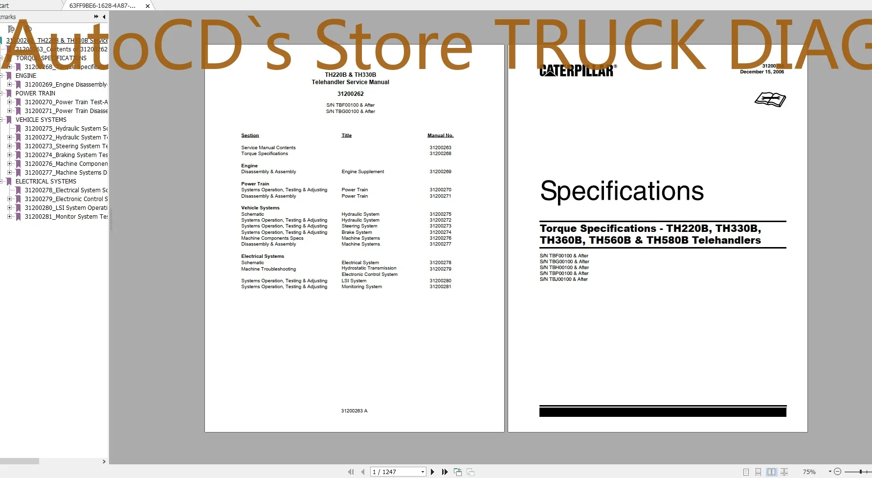 Телескопический погрузчик AutoCD CAT EAME APD LACD NACD 25,2 ГБ Все модели DVD с полным руководством
Телескопический погрузчик AutoCD CAT EAME APD LACD NACD 25,2 ГБ Все модели DVD с полным руководством