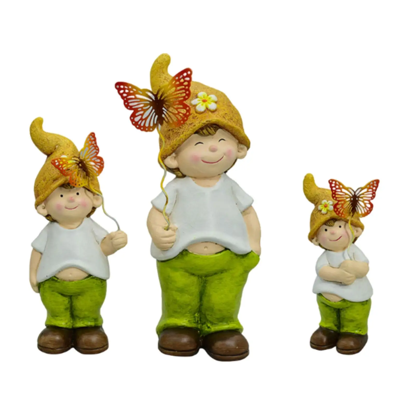 3x Gnome Statues Outdoor Creative Collection Decorative Ceramic Crafts Elf Ornament for Parks Gift Entry Wedding Anniversary
3x Gnome Statues Outdoor Creative Collection Decorative Ceramic Crafts Elf Ornament for Parks Gift Entry Wedding Anniversary