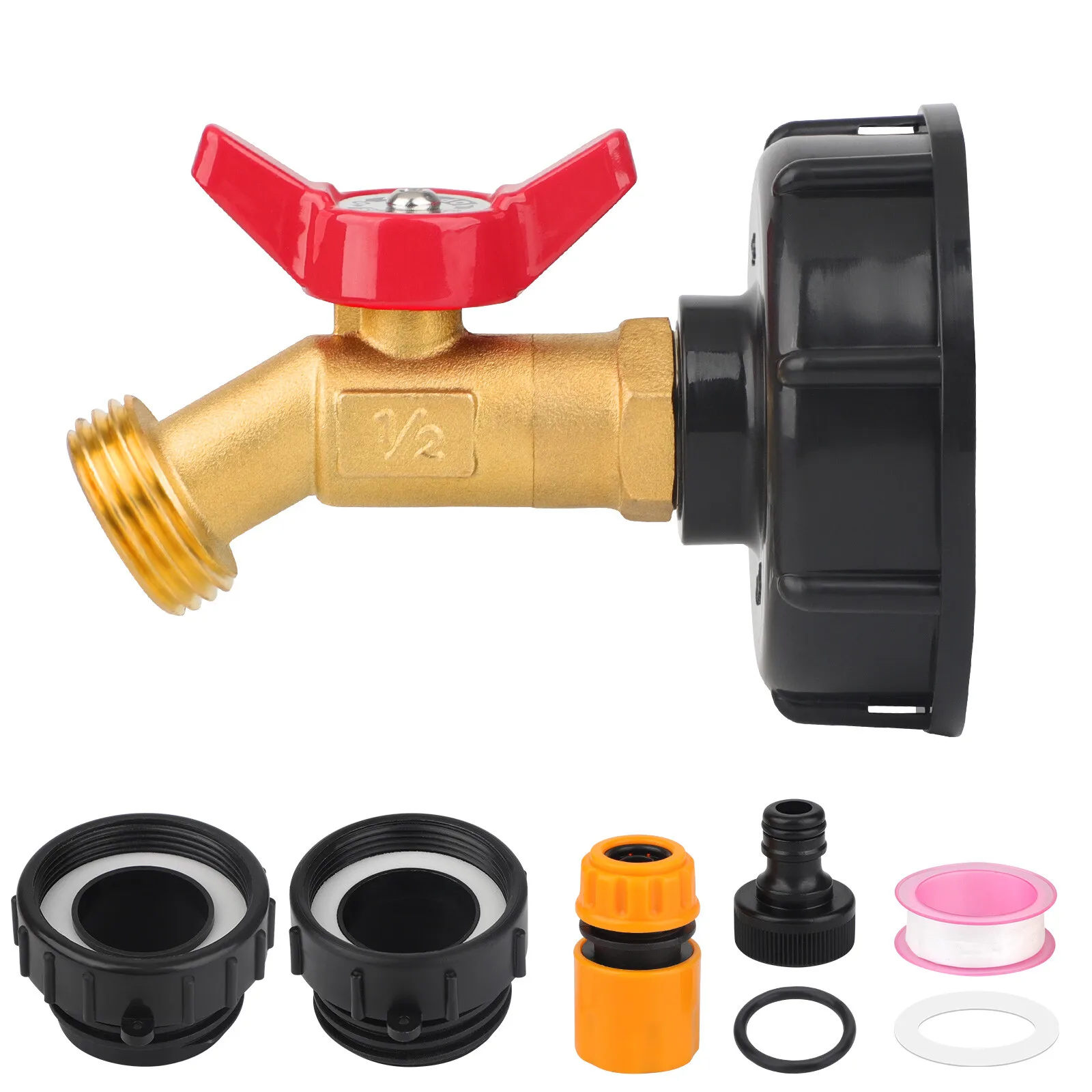 275-330 Gal IBC Tote Water Tank Hose Adapter 3 Sizes Brass Valve Connector
275-330 Gal IBC Tote Water Tank Hose Adapter 3 Sizes Brass Valve Connector
