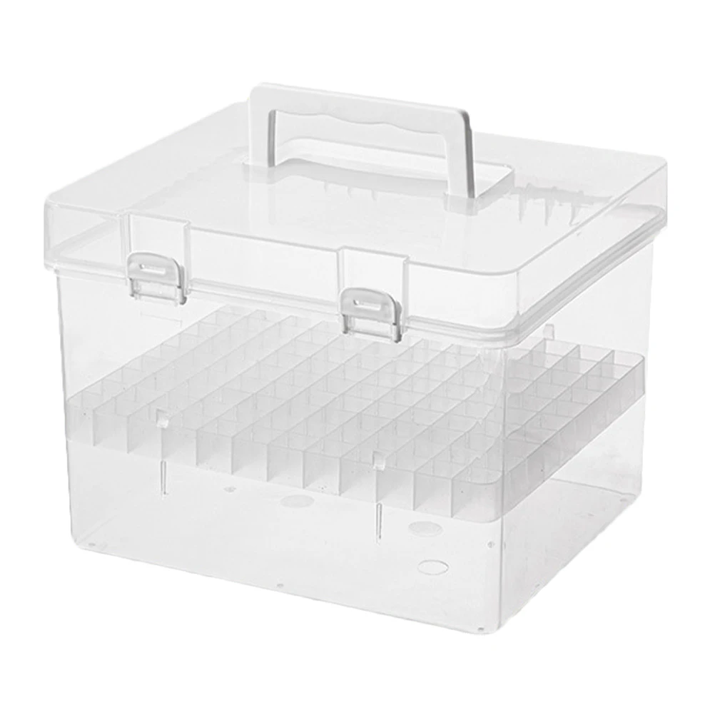 Marker Storage Box Transparent Supplies Organizer Portable Case for 80 Colors Pens Individual Slots Lockable Components
Marker Storage Box Transparent Supplies Organizer Portable Case for 80 Colors Pens Individual Slots Lockable Components