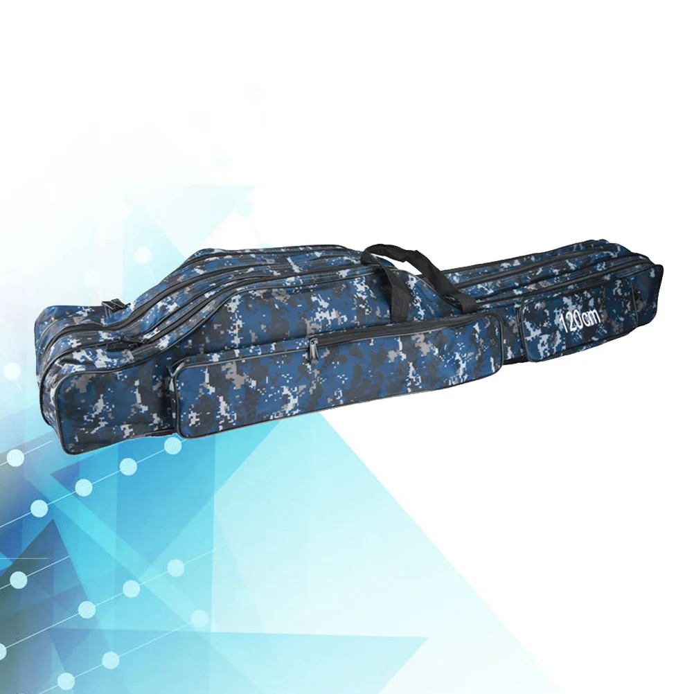 Fishing Bag Canvas Foldable Double-Layer Case Outdoor Fishing Rod Carrier Tackle Gear Storage with Rubber Coated Bottom
Fishing Bag Canvas Foldable Double-Layer Case Outdoor Fishing Rod Carrier Tackle Gear Storage with Rubber Coated Bottom