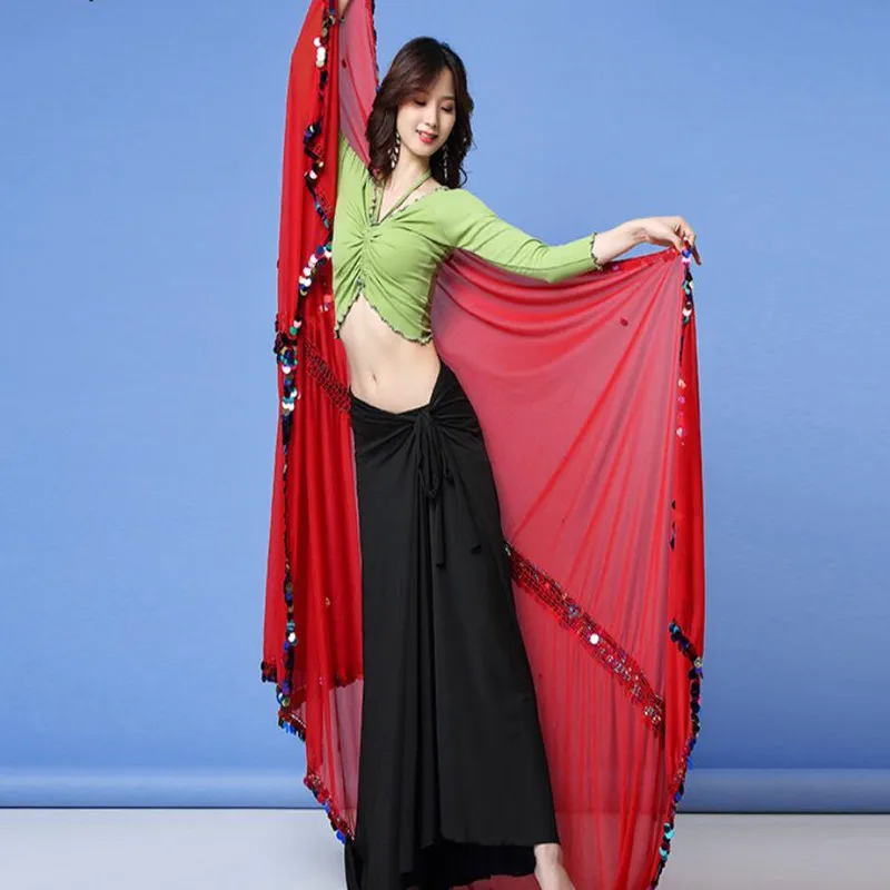 Shinning Sequin Malaya Hand Throw Scarf Stage Dancewea Belly Dance Shawls Veil Competition Performance Props Big Size 250cm
Shinning Sequin Malaya Hand Throw Scarf Stage Dancewea Belly Dance Shawls Veil Competition Performance Props Big Size 250cm