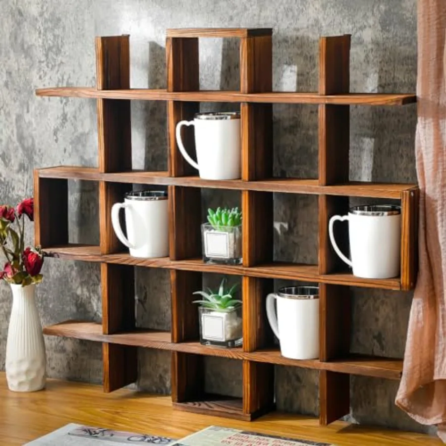 Oversize Coffee Mug Display Rack Wooden Display Shelves Rustic Wooden Floating Curio Shelf Travel Wall Mounted Coffee Mug Rack
Oversize Coffee Mug Display Rack Wooden Display Shelves Rustic Wooden Floating Curio Shelf Travel Wall Mounted Coffee Mug Rack