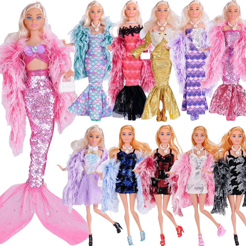 30CM Doll Plush Jacket Clothes,Mermaid Dress,Pop Shiny Dress,Sequin Dress,1/6 Doll Accessories,babi Clothes,Our Generation Gifts
30CM Doll Plush Jacket Clothes,Mermaid Dress,Pop Shiny Dress,Sequin Dress,1/6 Doll Accessories,babi Clothes,Our Generation Gifts