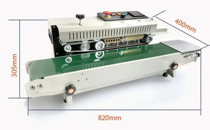 excellent Steel Continue Band Sealer Plastic Film Bag Sealer Food Packaging Heat Bag Sealing Machine with Counter
excellent Steel Continue Band Sealer Plastic Film Bag Sealer Food Packaging Heat Bag Sealing Machine with Counter