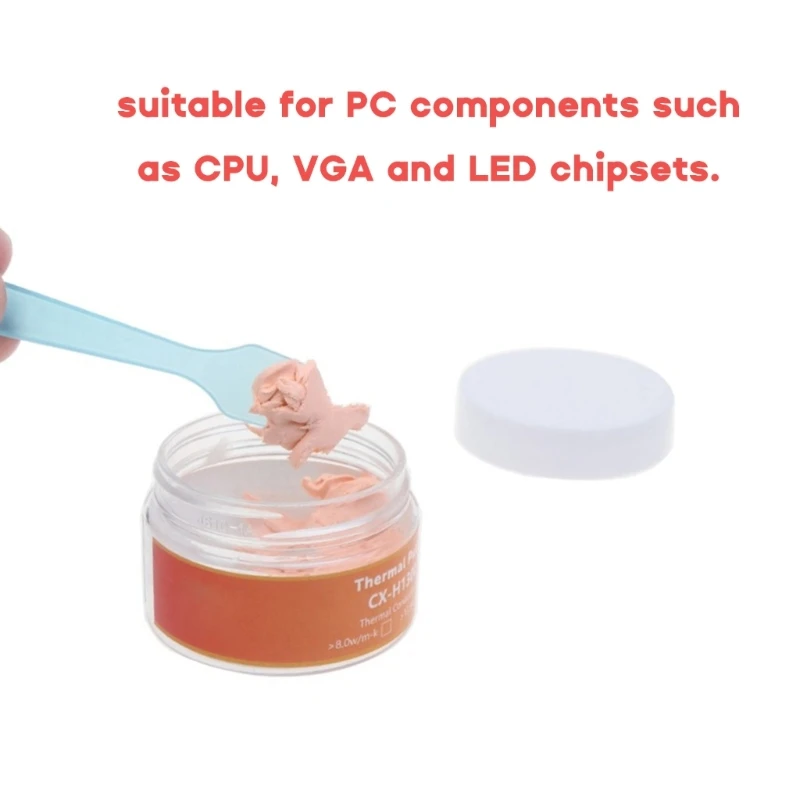 CX H1300 Silicone Thermal Putty Paste Compound 13.5W/m.K for Processor CPU Cooler GPU Radiator Graphics Card
CX H1300 Silicone Thermal Putty Paste Compound 13.5W/m.K for Processor CPU Cooler GPU Radiator Graphics Card