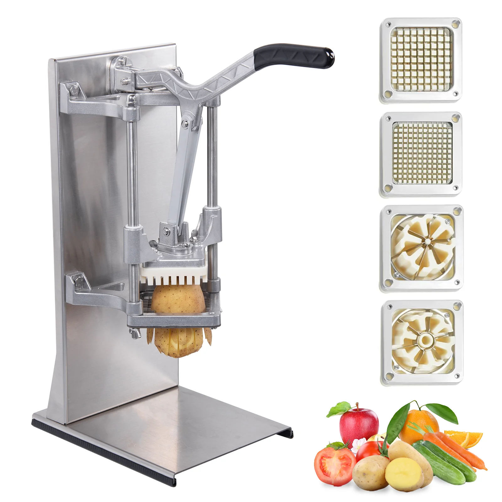 Manual Aluminum Alloy French Fry Potato Cutter Machine Stainless Steel Vegetables Slicer Fruit Wedge Cutter
Manual Aluminum Alloy French Fry Potato Cutter Machine Stainless Steel Vegetables Slicer Fruit Wedge Cutter