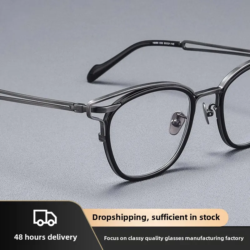 Japanese ultra light pure titanium retro full frame literary personality eyebrow wire frame myopia optical frame
Japanese ultra light pure titanium retro full frame literary personality eyebrow wire frame myopia optical frame