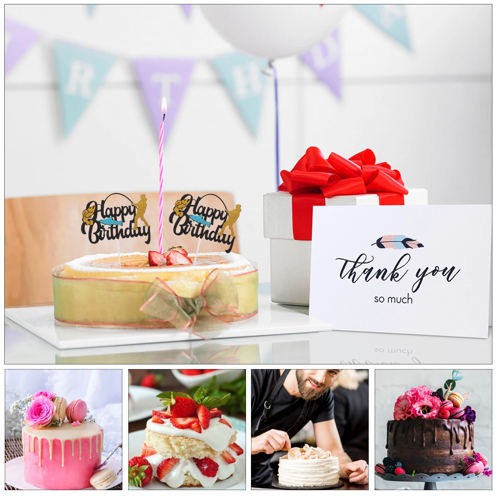 10Pcs Fishing Cake Picks Delicate Design Birthday Party Cupcake Topper Decorative Dessert Decor Cake Picks Cupcake Toppers
10Pcs Fishing Cake Picks Delicate Design Birthday Party Cupcake Topper Decorative Dessert Decor Cake Picks Cupcake Toppers