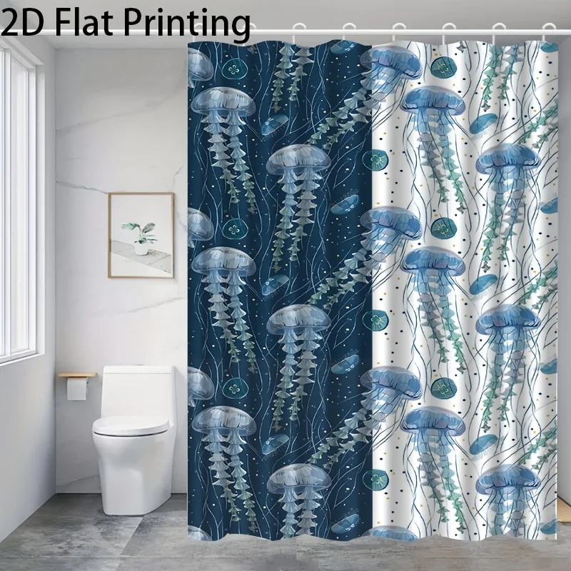 Premium Jellyfish Shower Curtain Waterproof Bath Shower Curtain 180x200cm Marine Ocean Nautical Bathroom Decor
Premium Jellyfish Shower Curtain Waterproof Bath Shower Curtain 180x200cm Marine Ocean Nautical Bathroom Decor
