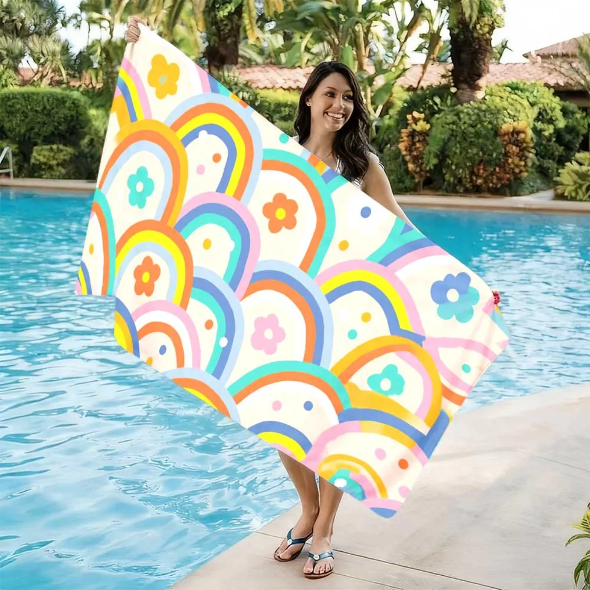 One Beach Towel That Is Reusable, Highly Absorbent, And Incredibly Soft, Perfect for Summer Yoga And Fitness
One Beach Towel That Is Reusable, Highly Absorbent, And Incredibly Soft, Perfect for Summer Yoga And Fitness