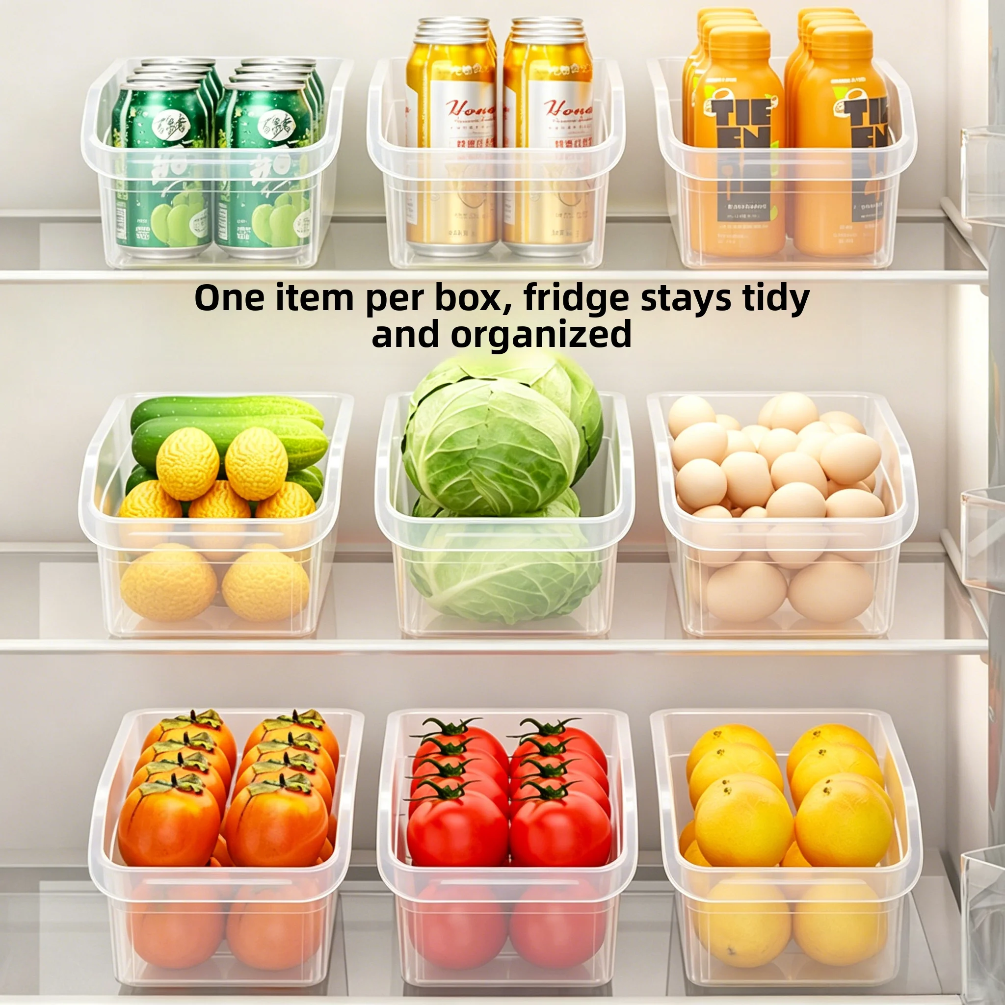 Transparent Food Grade Freezer Storage Box Drawer Style Home Refrigerator Egg Preservation Container Kitchen Organization
Transparent Food Grade Freezer Storage Box Drawer Style Home Refrigerator Egg Preservation Container Kitchen Organization