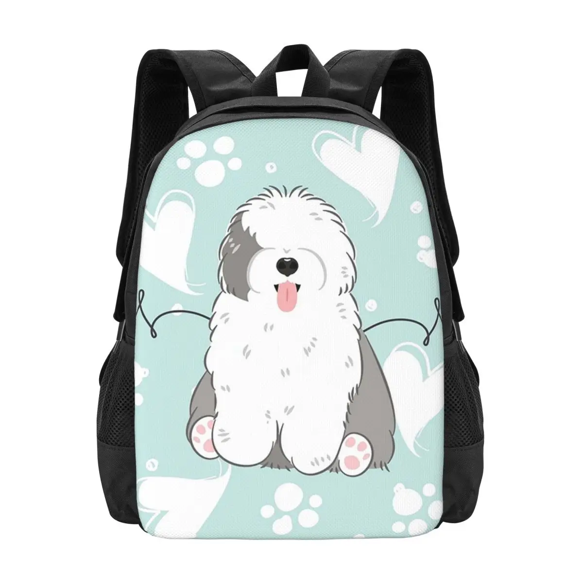 Love Old English Sheepdog Backpack Hot Sale Daypack Large Capacity Kids BookBag School Bag Shoulder Bags for Men Women
Love Old English Sheepdog Backpack Hot Sale Daypack Large Capacity Kids BookBag School Bag Shoulder Bags for Men Women