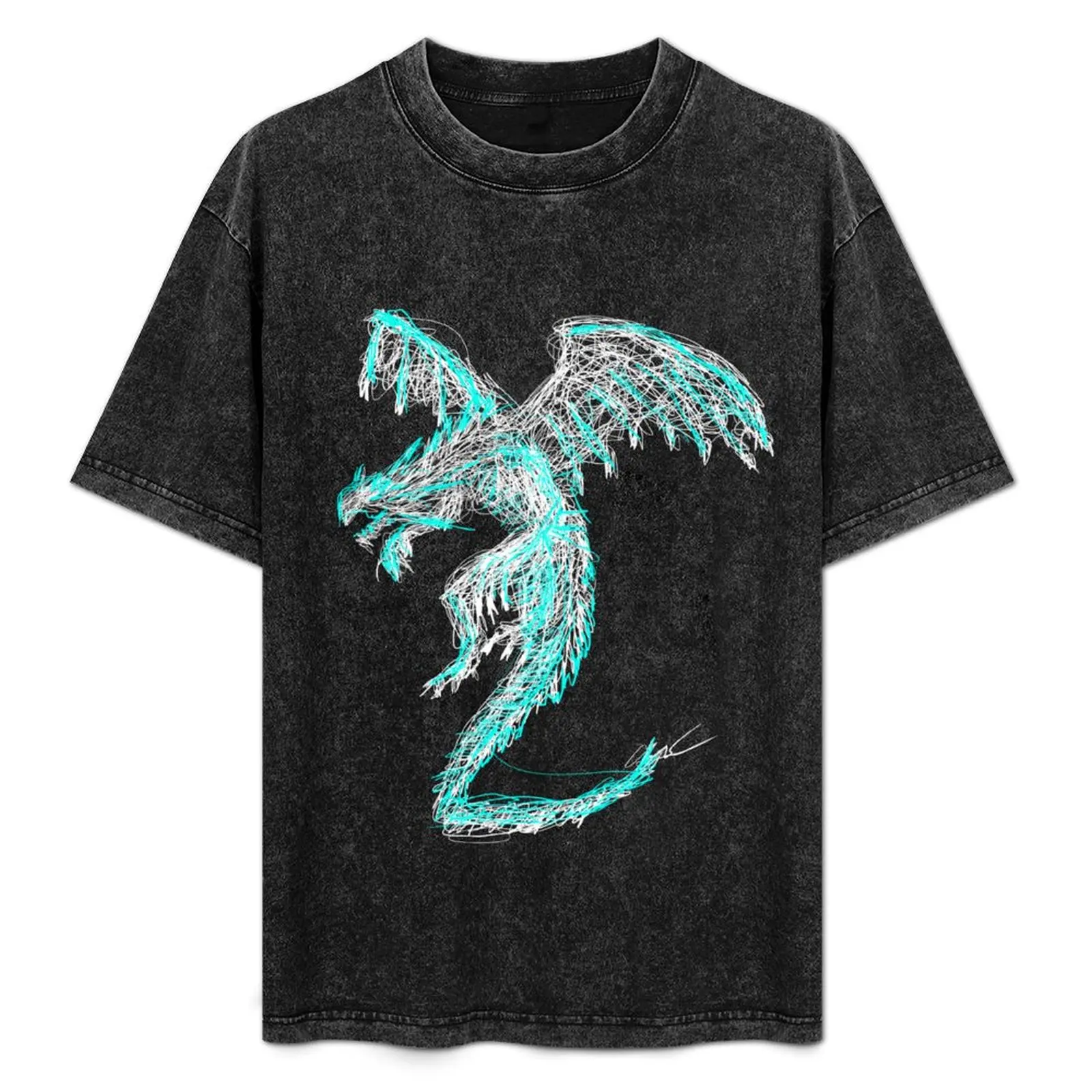 Mystic White Lightning Dragon Scribble T-Shirt Breathable Lightweight Summer Top
Mystic White Lightning Dragon Scribble T-Shirt Breathable Lightweight Summer Top