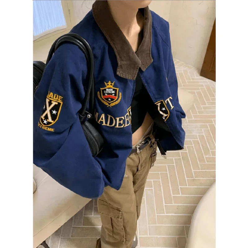 MADEEXTREME Aso Tie-Dye саржевая хлопковая винтажная уличная одежда премиум-класса осенняя мужская куртка с вышивкой Детройт
MADEEXTREME Aso Tie-Dye саржевая хлопковая винтажная уличная одежда премиум-класса осенняя мужская куртка с вышивкой Детройт