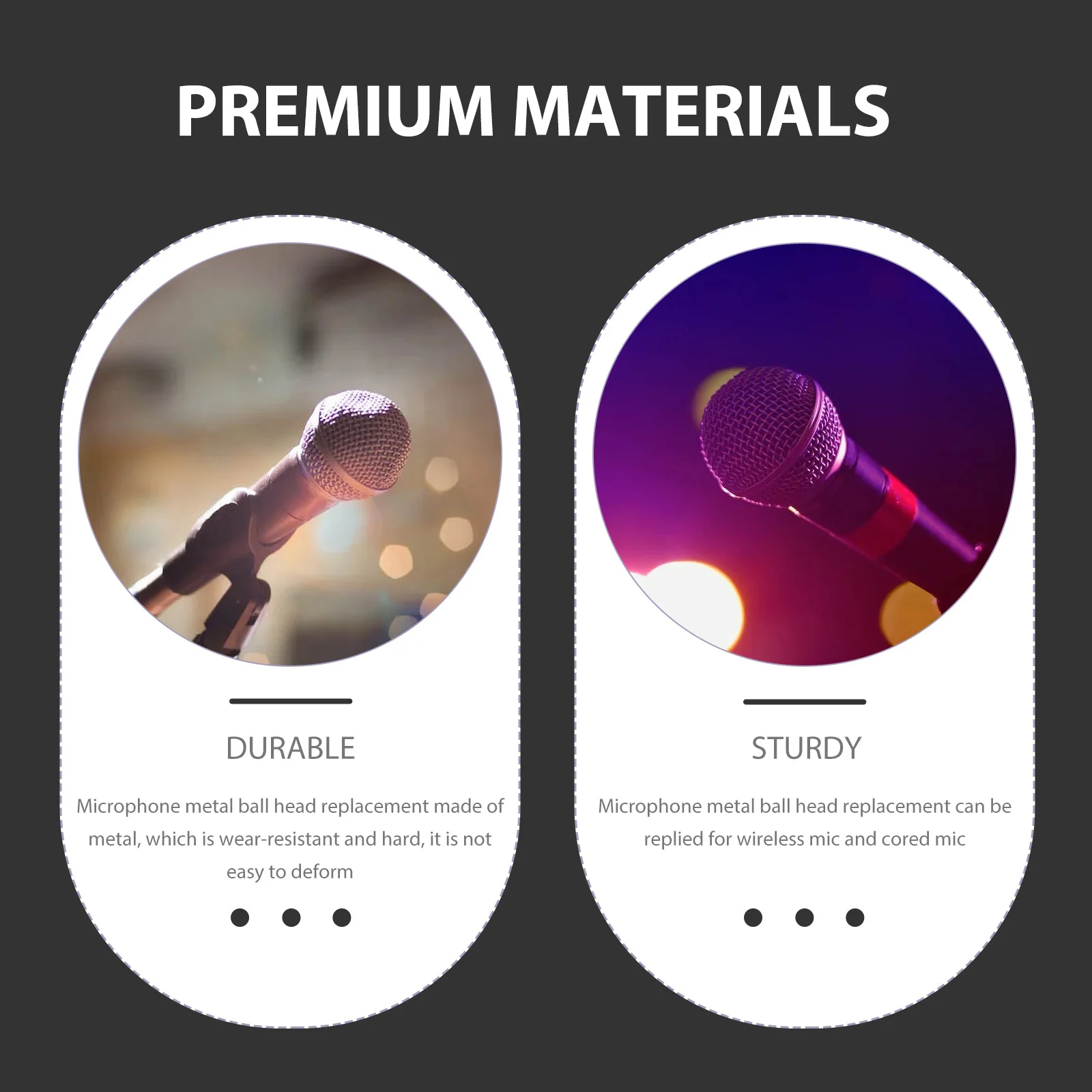 Wireless Microphone Metal Mesh Grille Replacement Parts Durable Wear Resistant Mic Head Fits Most Microphones Accessories
Wireless Microphone Metal Mesh Grille Replacement Parts Durable Wear Resistant Mic Head Fits Most Microphones Accessories