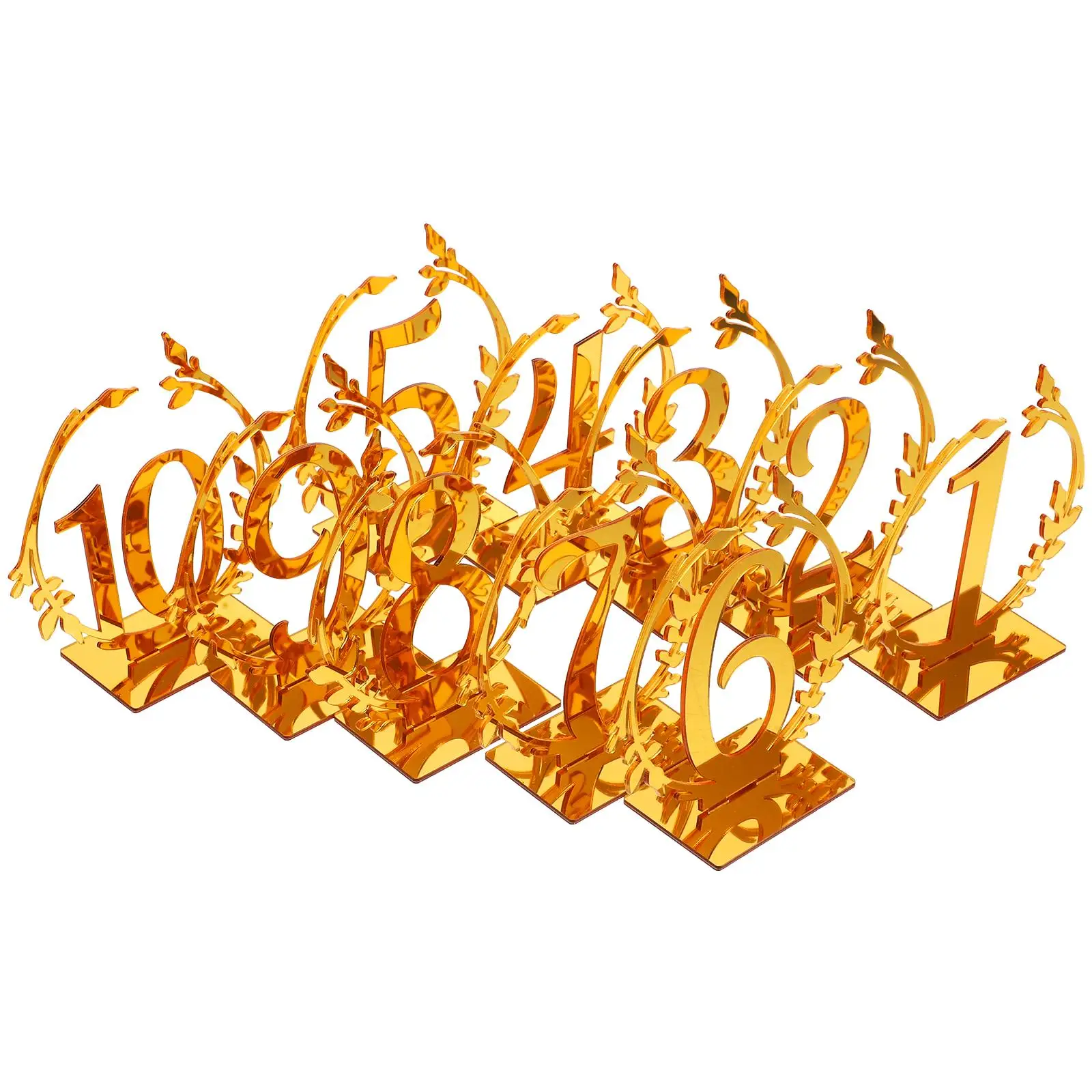 10 Pcs Acrylic Table Numbers Golden Color 1 10 Reusable Wedding Banquet Party Restaurant Table Number Signs Decor
10 Pcs Acrylic Table Numbers Golden Color 1 10 Reusable Wedding Banquet Party Restaurant Table Number Signs Decor