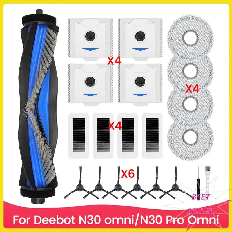 Комплект аксессуаров A010 для Ecovacs Deebot N30 Omni, N30 Pro Omni, запасные части для робота-пылесоса
Комплект аксессуаров A010 для Ecovacs Deebot N30 Omni, N30 Pro Omni, запасные части для робота-пылесоса
