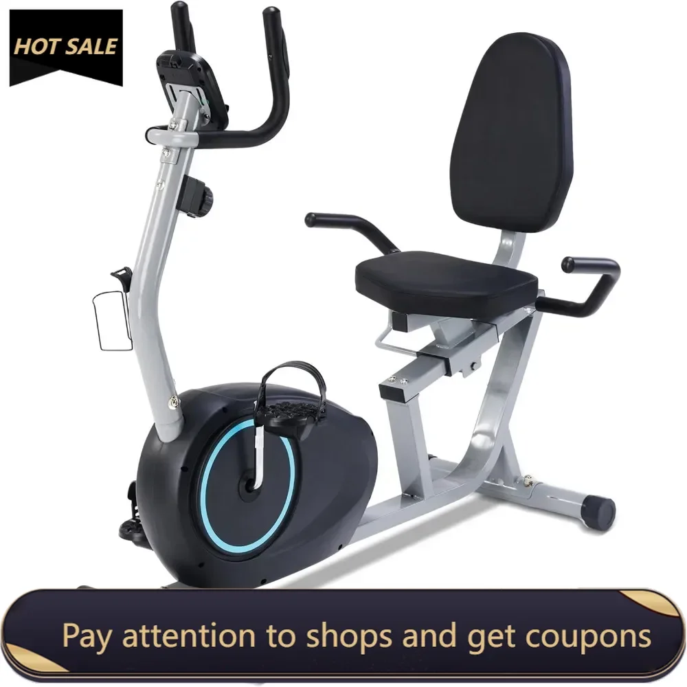 Recumbent Exercise Bike for Seniors -Recumbent Bikes with Comfortable Seat, Pulse Sensor, 16-level Resistance, LCD Monitor
Recumbent Exercise Bike for Seniors -Recumbent Bikes with Comfortable Seat, Pulse Sensor, 16-level Resistance, LCD Monitor