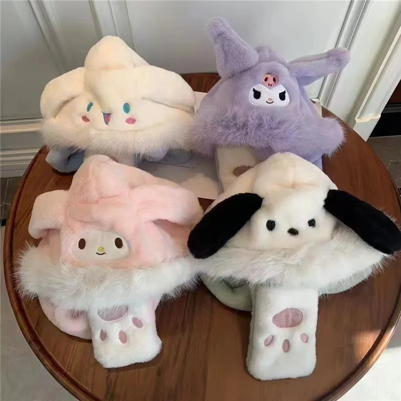 Miniso Sanrio серии Yugui Dog плюшевая шапка комплект из трех предметов Star Dailu зимний теплый шарф шапка перчатки интегрированные
Miniso Sanrio серии Yugui Dog плюшевая шапка комплект из трех предметов Star Dailu зимний теплый шарф шапка перчатки интегрированные