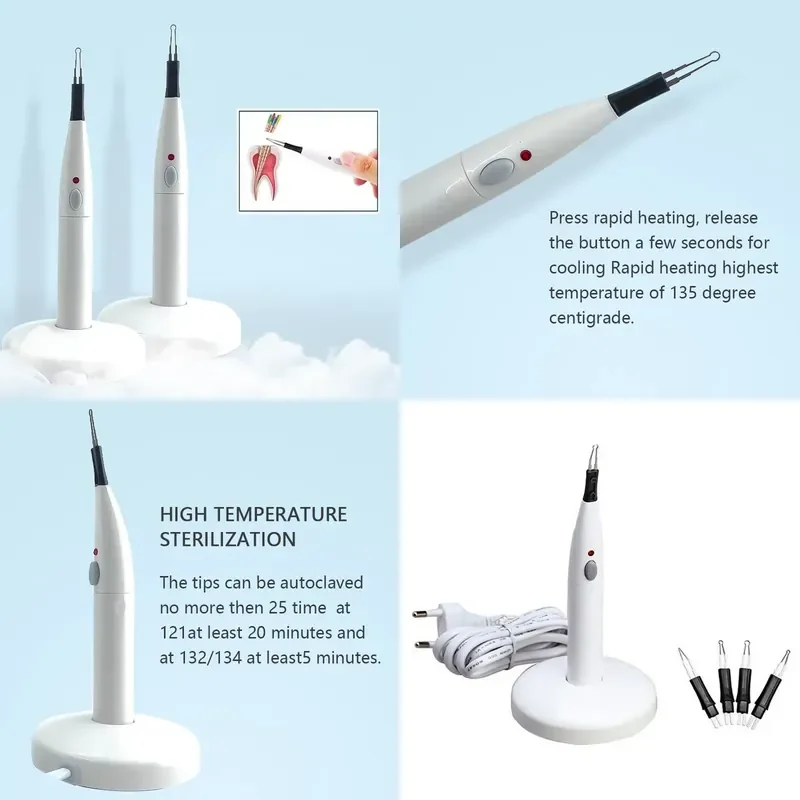 2026 Endo Equipment Gutta Percha Cutter with 4 Pcs Tips Tooth Gum Cutter for Percha Points Materials
2026 Endo Equipment Gutta Percha Cutter with 4 Pcs Tips Tooth Gum Cutter for Percha Points Materials