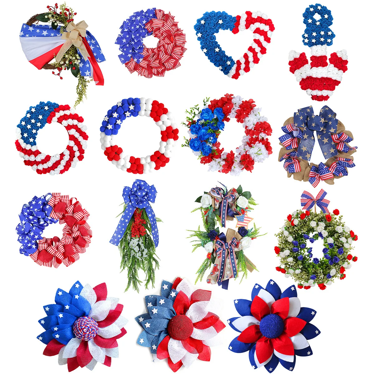 Creative Independence Day Atmosphere Wreath Door Hanging Outdoor Courtyard Decoration Vine Circle Festival Party Wall Hanging
Creative Independence Day Atmosphere Wreath Door Hanging Outdoor Courtyard Decoration Vine Circle Festival Party Wall Hanging