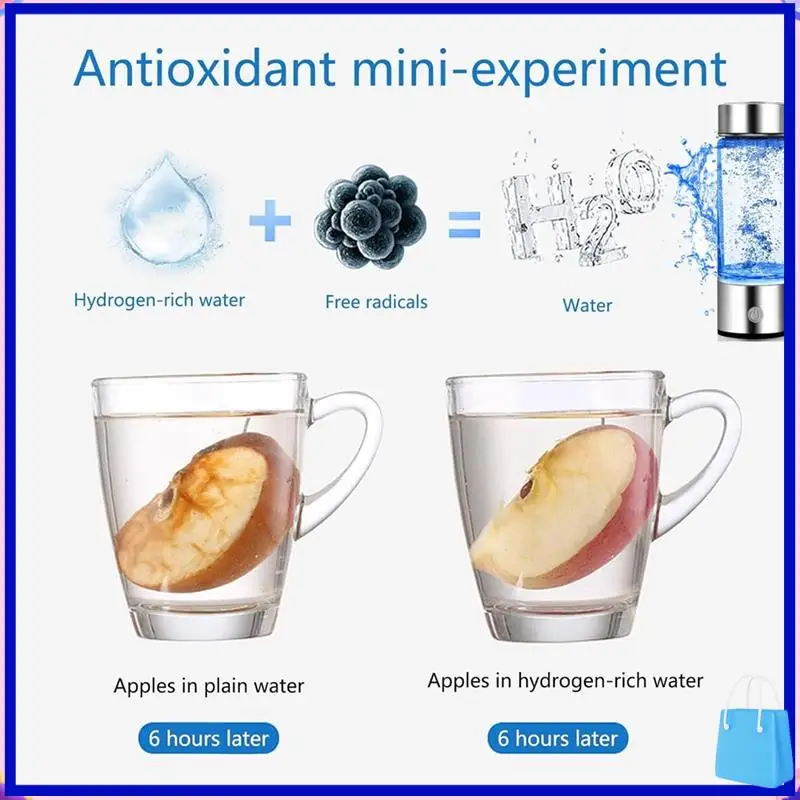 Portable Hydrogen Water Ionizer Machine USB Rechargeable Hydrogen Water Generator 420Ml 2PCS
Portable Hydrogen Water Ionizer Machine USB Rechargeable Hydrogen Water Generator 420Ml 2PCS
