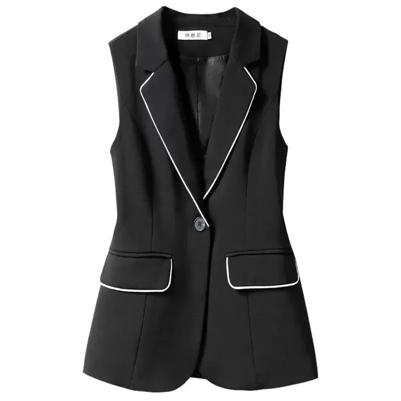 2024 New Ashion Suit Waistcoat Woman Spring And Autumn Sleeveless Blazer Jacket Female Loose Solid Color Vest Ladies Tops W159
2024 New Ashion Suit Waistcoat Woman Spring And Autumn Sleeveless Blazer Jacket Female Loose Solid Color Vest Ladies Tops W159
