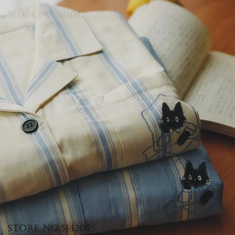 Summer Cotton Couple Pajamas Set Short Sleeve Shorts Pijamas Suit Embroidery Cartoon Home Clothes Sleepwear Casual Loungewear
Summer Cotton Couple Pajamas Set Short Sleeve Shorts Pijamas Suit Embroidery Cartoon Home Clothes Sleepwear Casual Loungewear