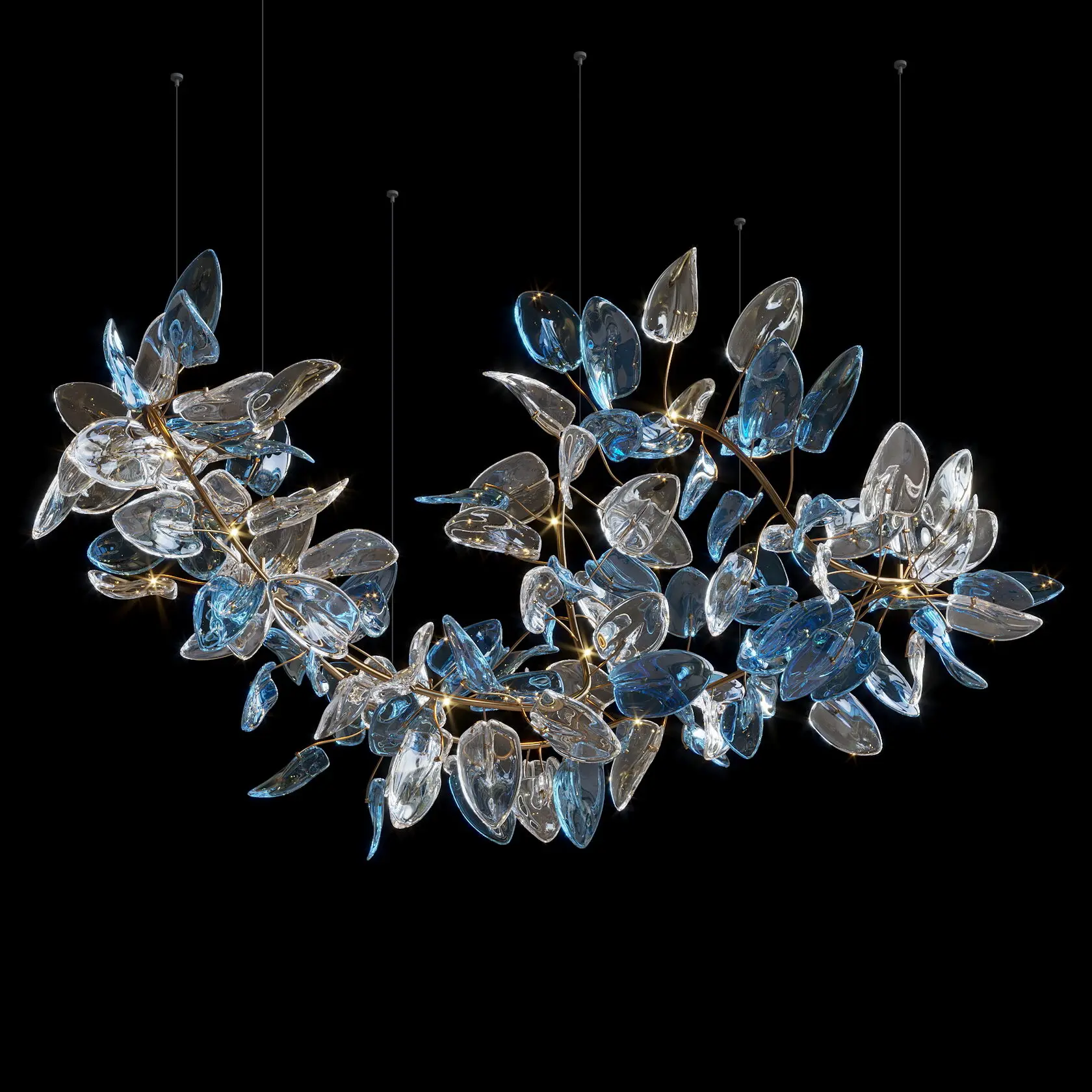 Luxury Leaf Branches Chandelier OEM Custom Glass Leaves Gold finish Branches Chandelier Lightings for Home Villa Restaurant
Luxury Leaf Branches Chandelier OEM Custom Glass Leaves Gold finish Branches Chandelier Lightings for Home Villa Restaurant