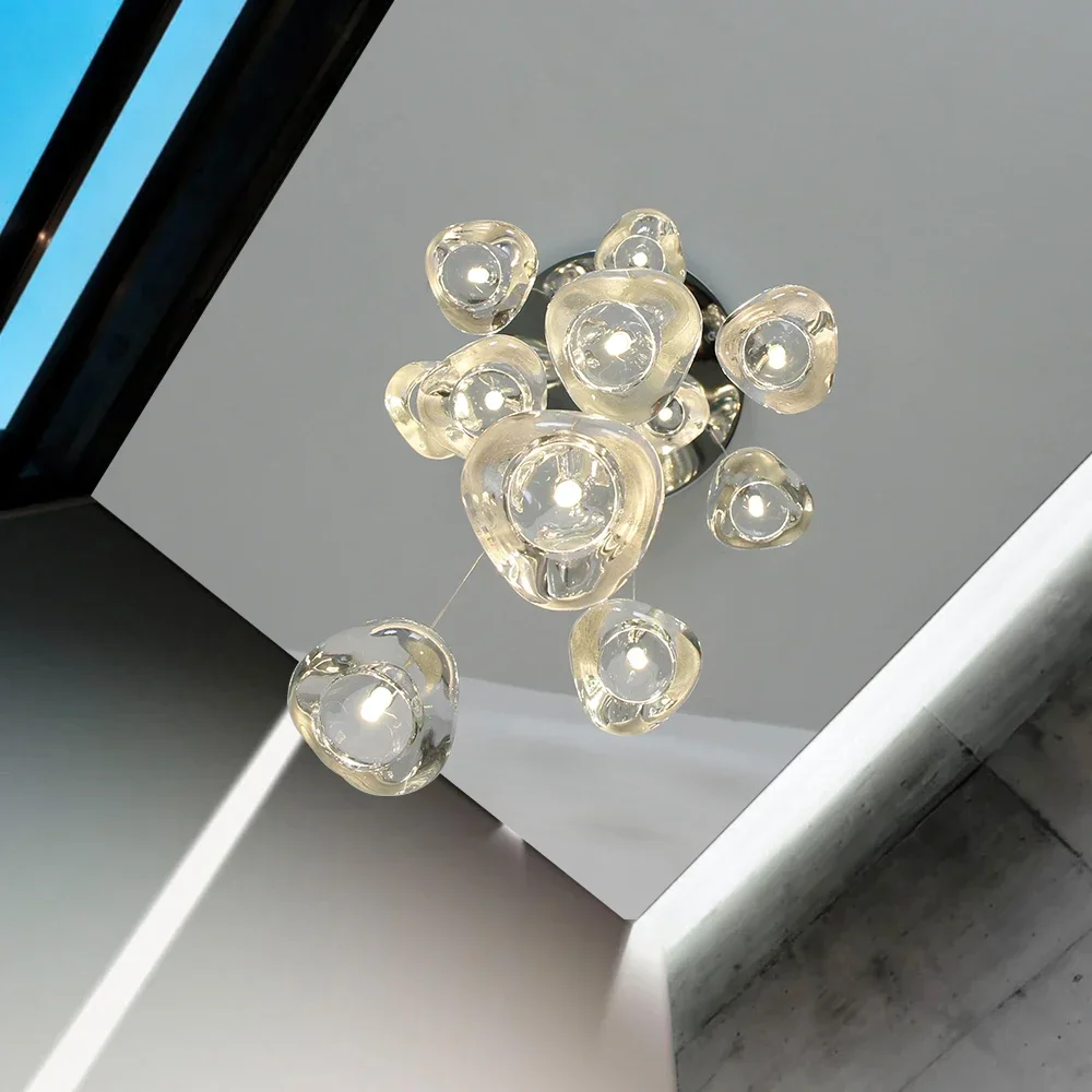 YOOGEE Led Chandelier Luxury Staircase Crystal Ball Design Suspension Light Modern Home Decor Lobby Living Room Light Fixture
YOOGEE Led Chandelier Luxury Staircase Crystal Ball Design Suspension Light Modern Home Decor Lobby Living Room Light Fixture