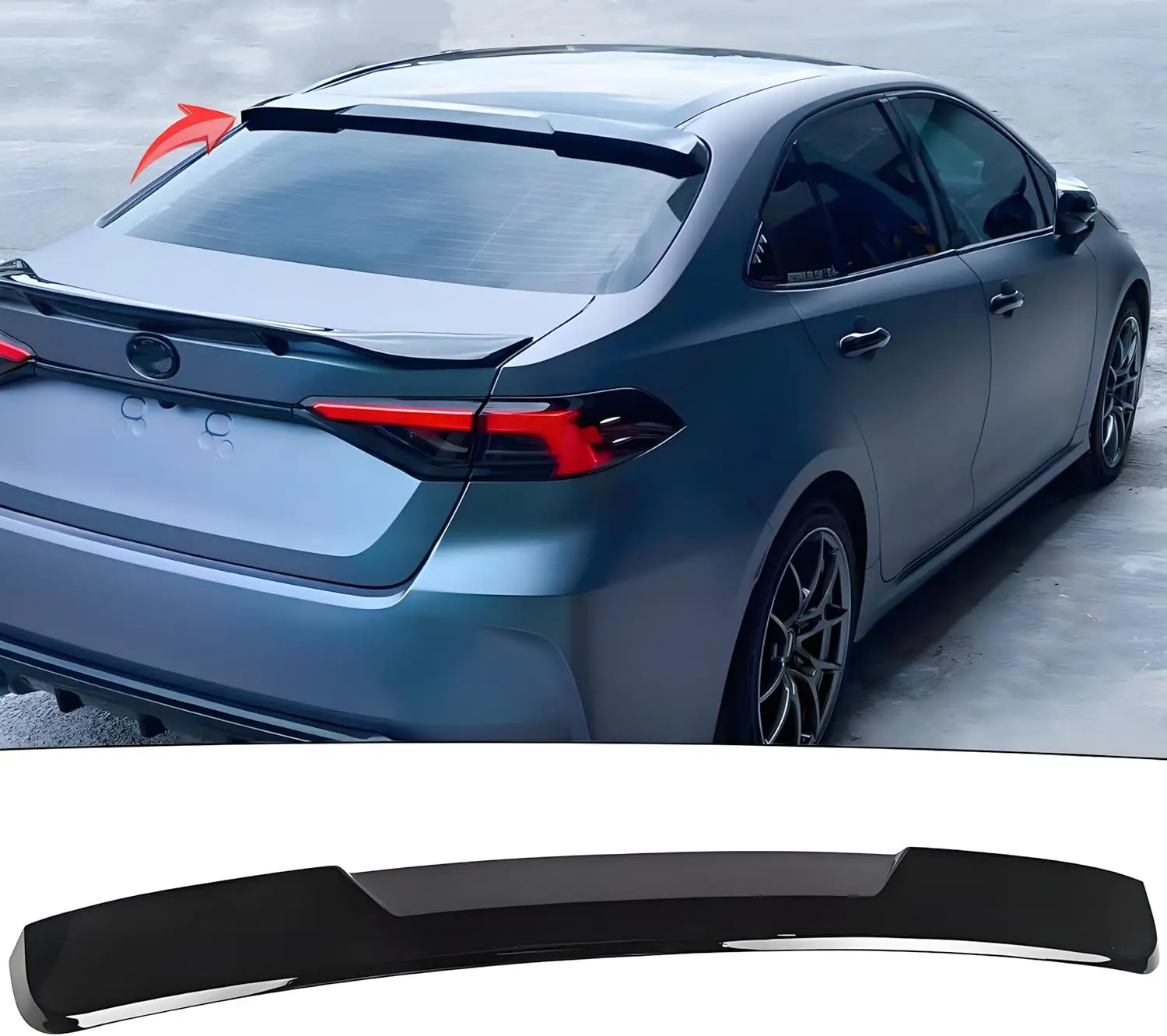 Задний спойлер-дефлектор на крышу, совместимый с моделями Toyota Corolla Sedan 2020-2026, аксессуары для верхнего спойлера
Задний спойлер-дефлектор на крышу, совместимый с моделями Toyota Corolla Sedan 2020-2026, аксессуары для верхнего спойлера