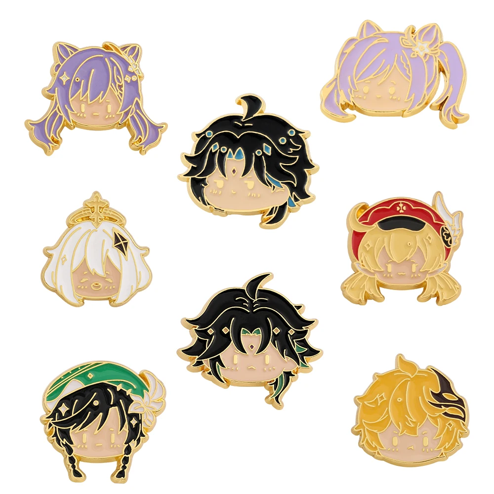 Hotsale Cartoon Genshin Impact Game Series Brooch Enamel Pin Baking Varnish Metal Badge Fashion Jewelry Gifts Accessories
Hotsale Cartoon Genshin Impact Game Series Brooch Enamel Pin Baking Varnish Metal Badge Fashion Jewelry Gifts Accessories