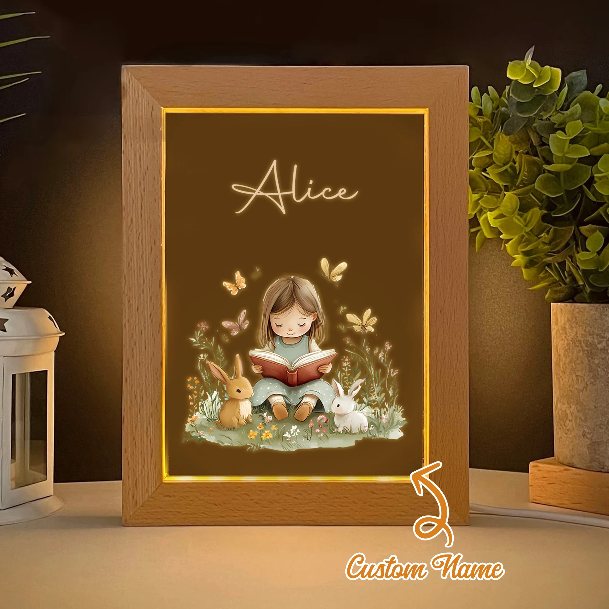 Customized Reading Girl Name LED Night View Photo Frame Personalized Gift Family Living Room Bedroom Dining Room Home Decoration
Customized Reading Girl Name LED Night View Photo Frame Personalized Gift Family Living Room Bedroom Dining Room Home Decoration