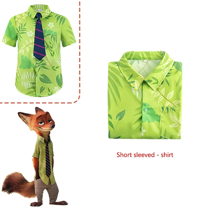Nick Wilde Cosplay Costumes Zootopia Cosplay Summer Shirt Tie Nick Suits Halloween Carnival Cos Adult Unisex Gifts
Nick Wilde Cosplay Costumes Zootopia Cosplay Summer Shirt Tie Nick Suits Halloween Carnival Cos Adult Unisex Gifts