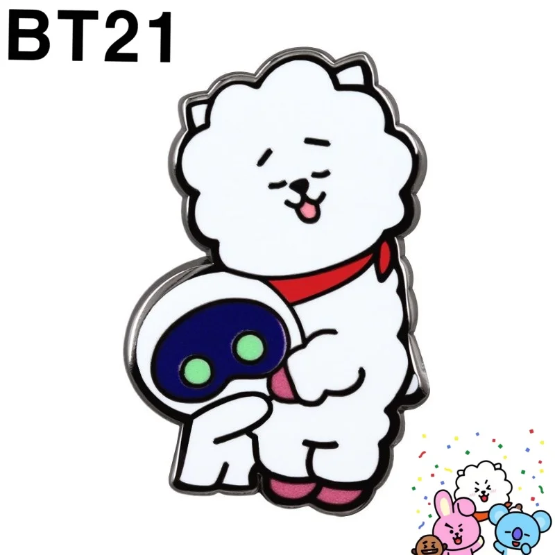Cute BTS Sweet Creative Cartoon Pattern Personalized Fashion Versatile Portable Commemorative Badge Decorative Alloy Brooch
Cute BTS Sweet Creative Cartoon Pattern Personalized Fashion Versatile Portable Commemorative Badge Decorative Alloy Brooch