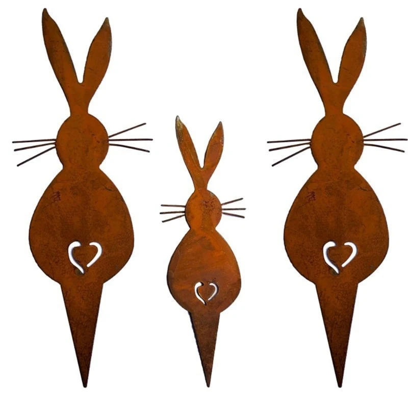 3Pcs Rabbit Decors Metal Yard Art Animals Garden Stakes Rabbit Yard Decorations
3Pcs Rabbit Decors Metal Yard Art Animals Garden Stakes Rabbit Yard Decorations