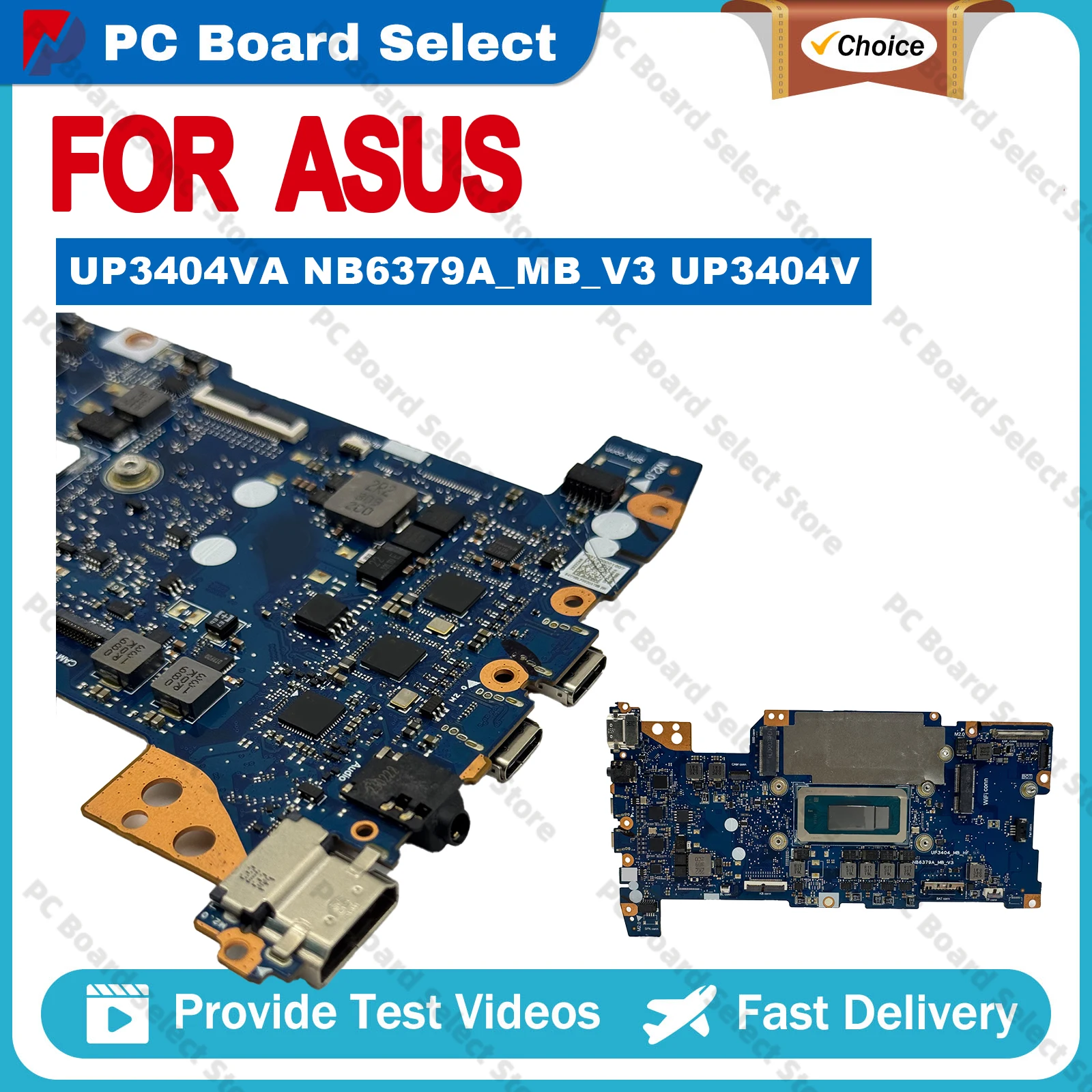 NB6379A_MB_V3 Laptop Motherboard For ASUS ZenBook Duo NB6379A_MB_V3 UP3404V UP3404VA Mainboard With i5 i7 i9 13th GenTests OK
NB6379A_MB_V3 Laptop Motherboard For ASUS ZenBook Duo NB6379A_MB_V3 UP3404V UP3404VA Mainboard With i5 i7 i9 13th GenTests OK