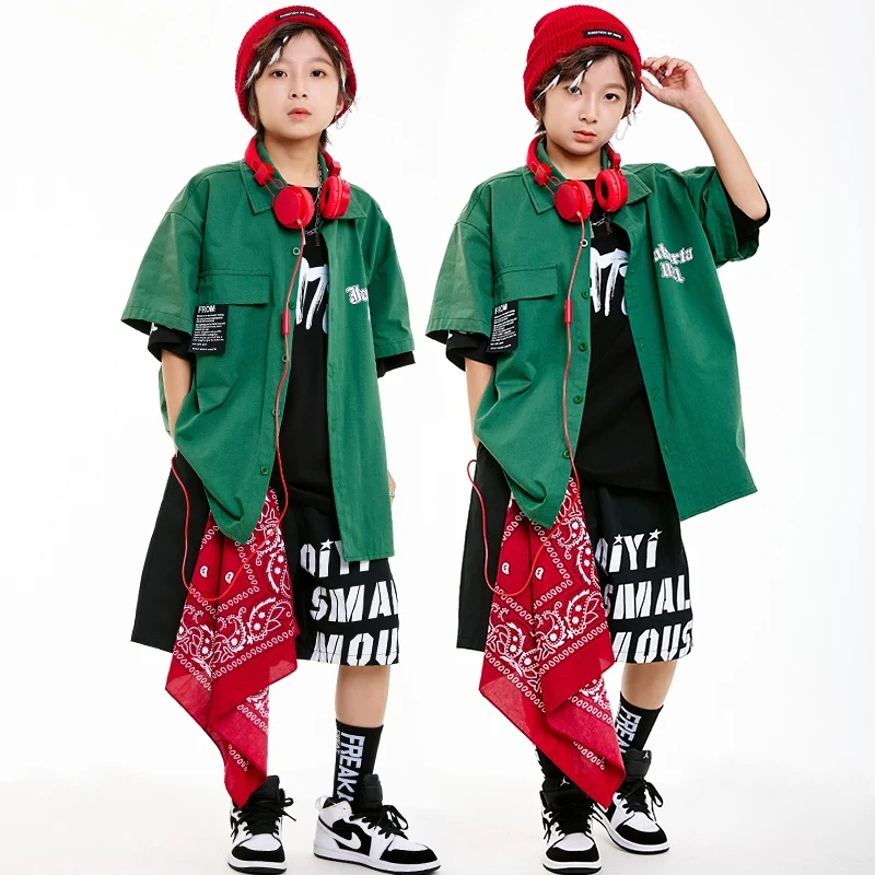 Boys Performance Clothes Street Dance Suit Hip Hop Practice Jazz Dance Costume Girls Loose Short Sleeve Stage Clothing DN20422
Boys Performance Clothes Street Dance Suit Hip Hop Practice Jazz Dance Costume Girls Loose Short Sleeve Stage Clothing DN20422
