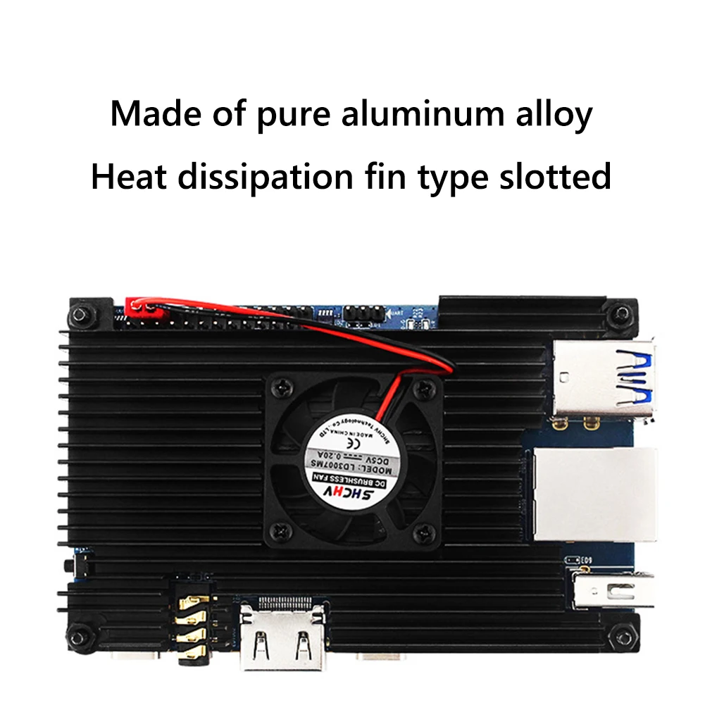 Aluminum Alloy Heat Dissipation Protective Shell with Fan Heatsink Fan Shell Replacement Equipment Accessories for Orange Pi 5
Aluminum Alloy Heat Dissipation Protective Shell with Fan Heatsink Fan Shell Replacement Equipment Accessories for Orange Pi 5