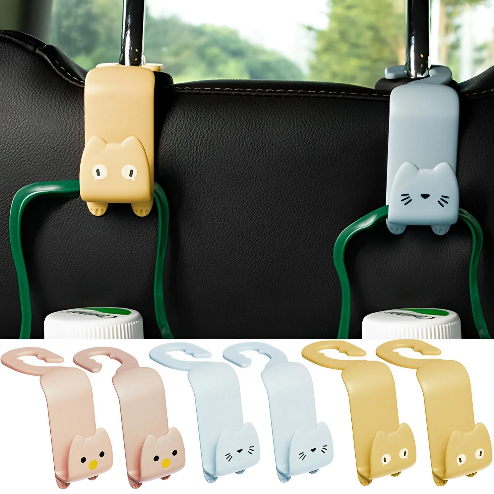 2Pcs Cartoon Car Hook Creative Car Seat Hanger Hook Car Organizer Stand Bags Clothes Sundries Hanger Clip Car Auto Accessories
2Pcs Cartoon Car Hook Creative Car Seat Hanger Hook Car Organizer Stand Bags Clothes Sundries Hanger Clip Car Auto Accessories