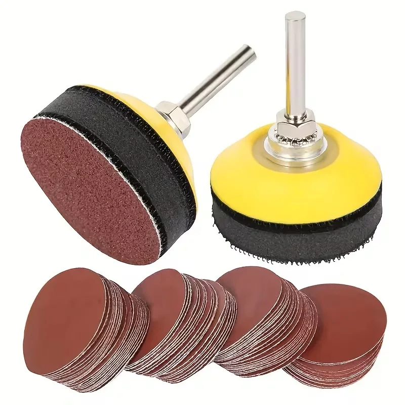 50/100/300Pcs 2inch Sand Disc with Back Plate 1/4 "Shank Sand Pad Kit, Abrasive Polishing Pad Kit For Drill Grinder Tools
50/100/300Pcs 2inch Sand Disc with Back Plate 1/4 "Shank Sand Pad Kit, Abrasive Polishing Pad Kit For Drill Grinder Tools
