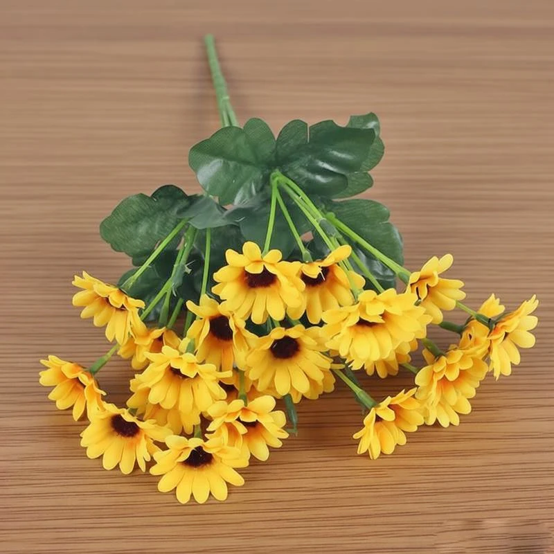 1Pc 24 Heads Single Sunflower Artificial Flower Sunflower Home Hotel Wedding Decoration Pastoral Sunflower Artificial Flower
1Pc 24 Heads Single Sunflower Artificial Flower Sunflower Home Hotel Wedding Decoration Pastoral Sunflower Artificial Flower