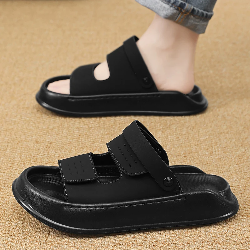 Men's Summer Soft Bottom Anti-Slip Casual Sandals Outdoor Sports Wear Resistant Large Size Beach Slippers Driving Two-Purpose
Men's Summer Soft Bottom Anti-Slip Casual Sandals Outdoor Sports Wear Resistant Large Size Beach Slippers Driving Two-Purpose