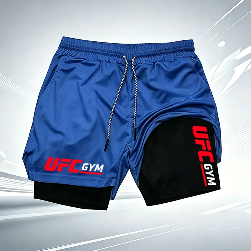 Men's Summer UFC GYM Print 2-in-1 Compression Liner Shorts Quick Dry Training Workout Breathable Running wx241
Men's Summer UFC GYM Print 2-in-1 Compression Liner Shorts Quick Dry Training Workout Breathable Running wx241
