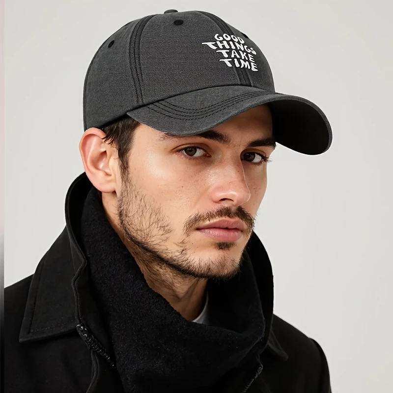 2026 Summer Vintage Baseball Cap, GOOD THINGS TAKE TIME Printed Slogan Casual Fashion Outdoor Sun Protection Dad Hat kids
2026 Summer Vintage Baseball Cap, GOOD THINGS TAKE TIME Printed Slogan Casual Fashion Outdoor Sun Protection Dad Hat kids